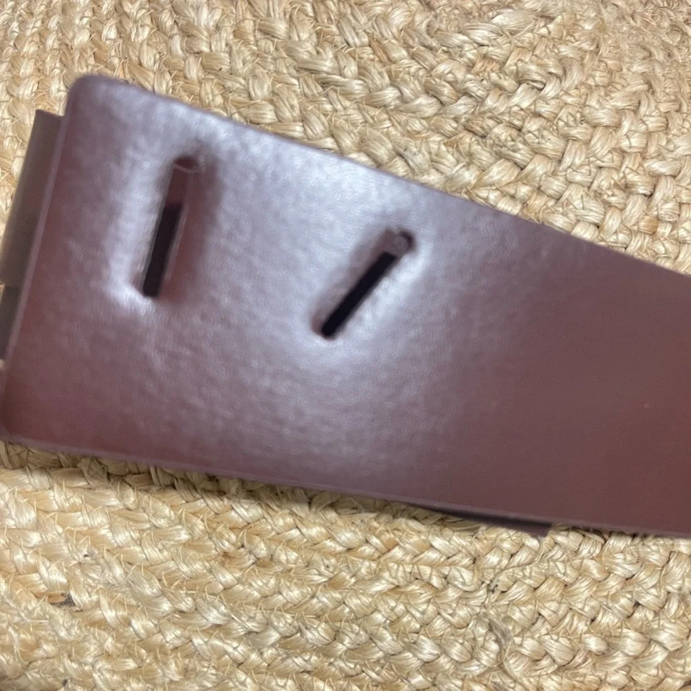 Commense‎ women’s Leather Belt Brown